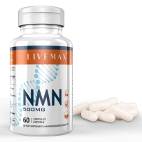 LIVEMAX NMN 烟酰胺单核苷酸补充剂 500mg*60粒 素食胶囊 NAD支持