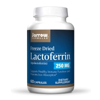 Jarrow Formulas 杰诺乳铁蛋白布拉迪牛初乳胶囊 250mg 60粒