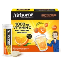 Airborne 复合维生素C泡腾片 10粒*3瓶  桔子味