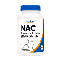 Nutricost美国进口 NAC乙酰半胱氨酸胶囊 600mg120粒