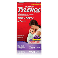 泰诺 Tylenol 婴儿发热退烧止痛滴剂 葡萄味 30ml