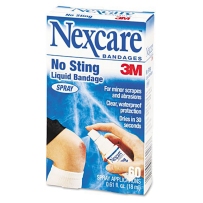 3M Nexcare耐适康:No-Sting液体绷带喷雾18ml透气 防水
