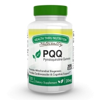Health Thru Nutrition 线粒体优化剂 PQQ 20mg 120粒卵子囊胚卵裂异常受精率低