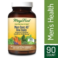 美国MegaFood中年男性复合维生素片 90片提高免疫力 调节心理压力 全面强化体质