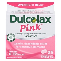 Dulcolax Tablets女性儿童通便肠溶丸温和缓解便秘25粒