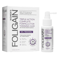 FOLIGAIN 溢脂性脱发三重复合配方强健发根密发养发生发液 含10% Trioxidil 女士款 59ml (一个月量） 