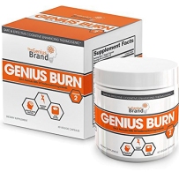 Genius Burn天才诞生美国进口脑力补充专注力认知力减压60粒