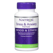 Natrol 纳妥 抗紧张焦虑胶囊 90粒 缓解情绪和压力 抵御日常压力的影响