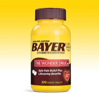 Bayer拜耳Aspirin阿司匹林肠溶片高剂量型325mg 500片疼痛牙疼晚期备用