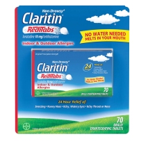 Claritin Reditabs 氯雷他定抗过敏速溶片70片 10mg 无嗜睡