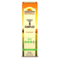 Sundown Naturals日落恩赐  复合维生素B 液体维生素B-12 舌下含服59ml
