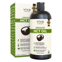 Viva Naturals美国进口防弹咖啡专用946毫升MCT油 中链甘油三酯椰子油生酮