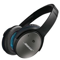 BOSE QuietComfort25头戴式有源消噪耳机 降噪耳机 Apple设备 黑色有线3.5mm