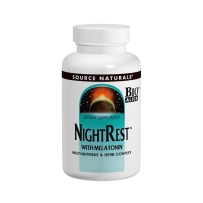 Source Naturals NightRest褪黑激素脑黄金能延缓衰老改善睡眠100粒