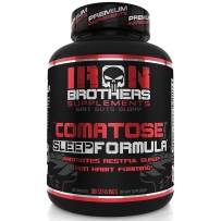 Iron Brothers Supplements 天然睡眠辅助配方 褪黑激素 草本60粒 无依赖