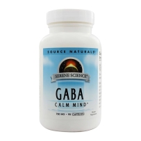 Source Naturals GABA 舒缓情绪抗氧化焦虑 伽玛氨基丁酸 750毫克 90片