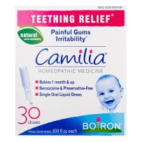 Boiron Camilia婴幼儿出牙疼痛 缓解剂长牙不适顺势疗法30份