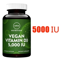 MRM 维生素D3素食胶囊 5000IU 60粒