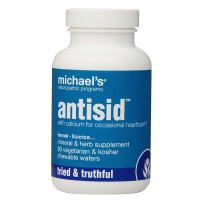 Michael's Naturopathic Antisid 咀嚼片90片 抗酸剂补充缓解胃酸