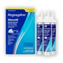 Regoxidine 含5%米诺Minoxidil地尔 男士头发生长泡沫  男士泡沫款60g*3瓶