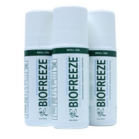 Biofreeze 冷冻灵强效止痛滚珠凝胶棒 3只装 风湿关节痛肌肉肩颈酸痛