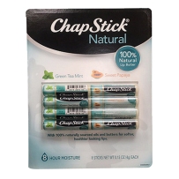 ChapStick唇膏滋润保湿补水防干裂无色天然护唇膏8只装