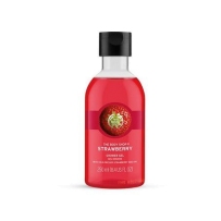 美国直邮 The body shop/美体小铺 草莓嫩白保湿清香甜美沐浴露 250ml 