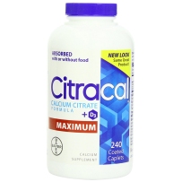 Citracal美信钙柠檬酸钙加VD肠溶型 240粒