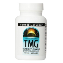 美国source naturals源美 无水甜菜碱 TMG 750mg 60片