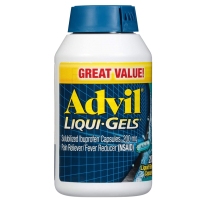 Advil 缓解疼痛止痛 布洛芬 布洛芬家庭用药缓解疼痛200mg 200粒
