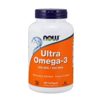NOW 诺奥 omega-3 欧米伽3 深海鱼油软胶囊 180粒 维护大脑健康