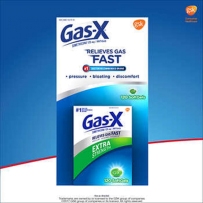 Gas-X Extra Strength缓解胃胀腹胀软胶囊消胀丸120粒