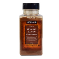 美国进口kirkland 可兰纯肉桂粉 303g 柯克兰桂皮粉 咖啡烘焙健身调味料 平衡血糖