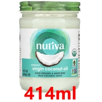 Nutiva 优缇 有机冷压初榨椰子油 414ml  