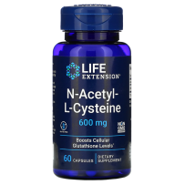 Life Extension 沿寿 NAC 乙酰半胱氨酸胶囊 600mg*60粒