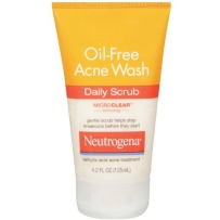 Neutrogena Oil-Free Acne Wash Daily Scrub, 4.2 Fluid Ounce