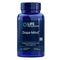 LifeExtension 多巴胺素食片 Dopa-Mind 60粒 帕金森大脑认知调节情绪