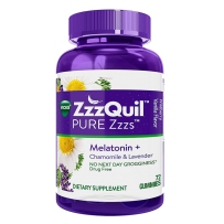 美国直邮 Vicks Melatonin 脑白金褪黑素软糖洋甘菊薰衣草睡眠软糖 深度睡眠 72粒