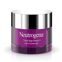 Neutrogena 露得清 三重抗老保湿面霜 48g 含维他命C 抚平皱纹 均匀肤色 紧致肌肤 抗皱晚霜