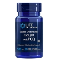 Life Extension 辅酶Q10含PQQ富里酸线粒体 100mg*30粒