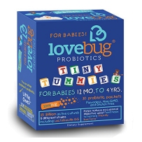 LoveBug Tiny Tummies 益生菌1-4岁儿童益生菌呵护肠道和消化系统健康30包