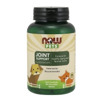 美国NOW Foods PETS宠物保健系列宠物猫狗关节疏松老化 90粒咀嚼片