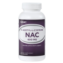GNC健安喜 NAC乙酰半胱氨酸600mg 60粒 美白祛斑解酒护肝