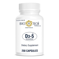 Bio Tech Pharmacal  Inc  D3-5 维生素D3胆钙化醇  250粒胶囊