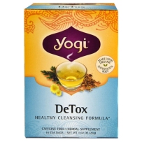 美国Yogi tea detox瑜伽茶排毒茶 促进肝肾健康 16茶包