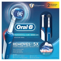 Oral-B 欧乐 3D震动清洁电动牙刷 2支装