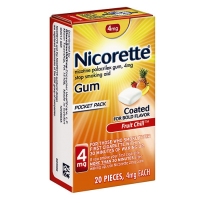 Nicorette尼古丁戒烟糖 水果味 4mg 20粒 
