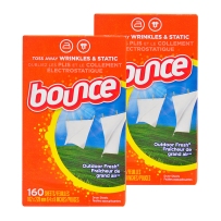 Bounce班尼斯 邦氏 柔顺香衣片 干衣纸320片Dryer sheets