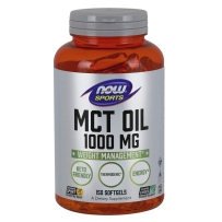 Now Foods 诺奥 MCT Oil 中链甘油三酸酯油软胶囊 1000mg 150粒 体重管理