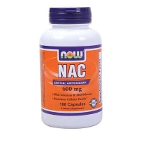 Now Foods N-乙酰半胱氨酸NAC 600mg 100粒 美白解酒改善呼吸功能